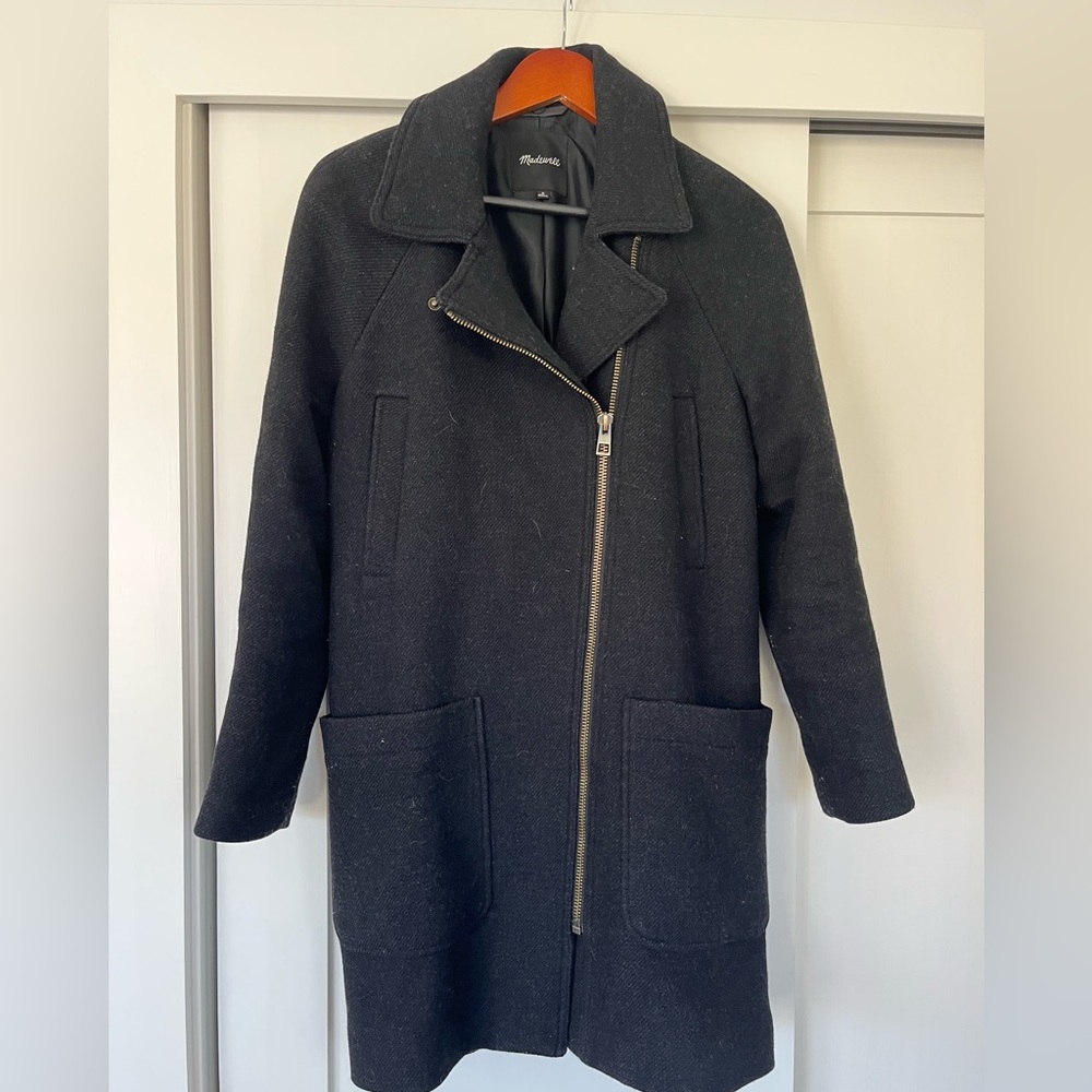 Madewell Eldridge Wool-Blend Coat Medium